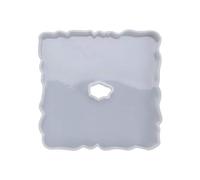 Crystal Agate Mold Irregular Mug Pad Resin Casting Mold Silicone Jewelry Making Epoxy Decorative Silicon Molds for Resin