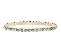 Crystal Allure Chrysolite Crystal Gold Tone Elastic Bracelet - J80116