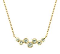 Crystal Allure Chrysolite Crystal Gold Tone Necklace - J80110