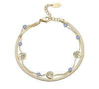 Crystal Allure Light Sapphire Crystal Layered Bracelet - J80120