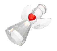 Crystal Angel Figurine Hand Carved Illuminating Home Decor