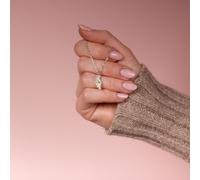 Crystal Angel Wing Necklace - Sterling Silver