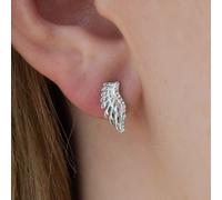 Crystal Angel Wing Stud Earrings