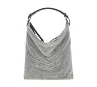 Crystal Applique Handbag with Chain Strap - female - Benedetta Bruzziches - Shoulder Bags - Gray - ONE SIZE - Bags ONE SIZE