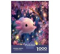 Crystal Aquatic Animal 1000 Piece Jigsaw Puzzle Paper for Adults Night Cherry Blossoms Relaxing Gift Home 52x38cm/1000pcs