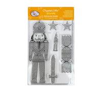 CRYSTAL ART A6 Stamp Set - Nutcracker Soldier