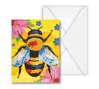 CRYSTAL ART Beehive Card Kit 12.6cm x 17.5cm Craft Buddy