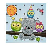 Crystal Art Birthday Friends Crystal Art Card Kit 18 x 18 cm