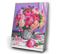CRYSTAL ART Bouquet Canvas Kit 40x50cm Craft Buddy
