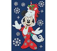 CRYSTAL ART CCK-10x15DNY02: Festive Minnie 10x15cm Card