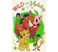 CRYSTAL ART CCK-10x15DNY04: The Festive Lion King 10x15cm Card