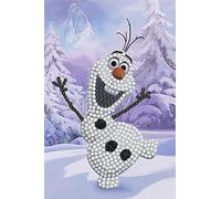 CRYSTAL ART CCK-10x15DNY06: Winter Olaf 10x15cm Card