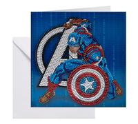 CRYSTAL ART CCK-MCU901: Captain America 18x18cm Card