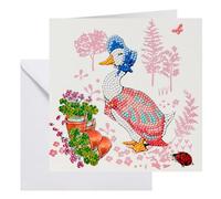 CRYSTAL ART CCK-PRBT01: Jemima Puddle-Duck 18x18cm Card