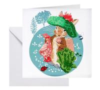 CRYSTAL ART CCK-PRBT02: Benjamin Bunny 18x18cm Card