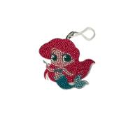 CRYSTAL ART - Charm Kit for Diamond Backpack - Creative Toys Gift Idea for Girl and Child - Craft Activity - Disney Ariel The Little Mermaid