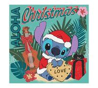 CRYSTAL ART Christmas Aloha Stitch 18x18cm Card