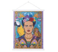 CRYSTAL ART Craft Buddy Frida Kahlo Scroll Kit 40x50cm Diamond Painting Wall Art