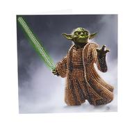 CRYSTAL ART Diamond Card Kit - 18 x 18 cm - Star Wars Yoda