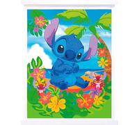 CRYSTAL ART - Diamond Embroidery Poster Kit - Craft and Fun Activity - Wall Decoration Picture - Theme: Disney Stitch - Ages 8 and Above - 35 x 45 cm