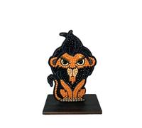 CRYSTAL ART - Diamond Figurine Kit - Creative and Fun Activity - Adults and Children - Glitter Decoration in Assorted Colours - Disney The Lion King - Scar