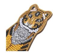 CRYSTAL ART - Diamond Figurine Kit - Creative and Fun Activity - Adults and Children - Glitter Decoration in Assorted Colours - Luna Tiger