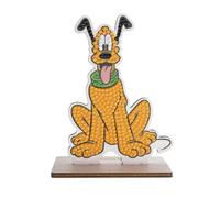 CRYSTAL ART - Diamond Figurine Kit - Creative and Fun Activity - Adults and Children - Glitter Decoration in Assorted Colours - Disney - Pluto
