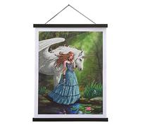 Crystal Art Diamond Painting - Enchanted Pool Scroll Kit 13.77" x 17.71" - for Ages 8 and up