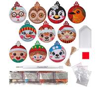 CRYSTAL ART Festive Friends Hanging Decorations