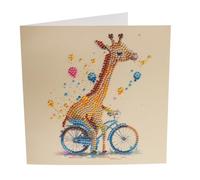 CRYSTAL ART Giraffe 18x18cm Card