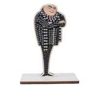 CRYSTAL ART Gru Buddies Kit Minions Series 8, 11cm, Diamond Painting Kit for Kids Adults, Collectible, Illuminations, Craft Kit, Craft Buddy, Gift, Stocking Filler