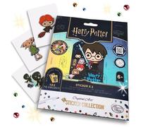 CRYSTAL ART Harry Potter Sticker Pack - 3X Mystery Diamond Art Collectible Stickers, Blind Bag, DIY Craft for Kids & Adults, Harry Potter Fan Gift Idea - 1 Pack of 3 Stickers