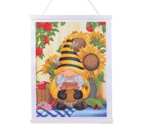 CRYSTAL ART Honey Bee Gnome 35x45cm Scroll Kit