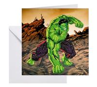 CRYSTAL ART Hulk Marvel Card 18x18cm