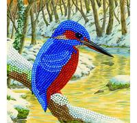 CRYSTAL ART Kingfisher Card Kit 18x18cm