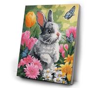 CRYSTAL ART Little Rabbit Canvas Kit 40x50cm Craft Buddy
