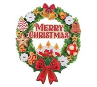CRYSTAL ART Merry Christmas 3D Wreath Kit
