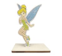 CRYSTAL ART Peter Pan Tinkerbell Complete Diamond Collectable Wooden Figure Kit