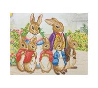CRYSTAL ART Peter Rabbit and Family 50x40m Canvas Kit