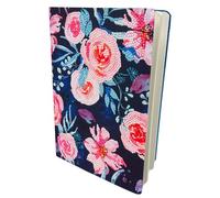 CRYSTAL ART Pretty Pink Flowers Notebook