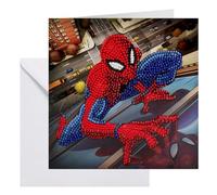 Crystal Art Card 18x18cm - Spiderman, none