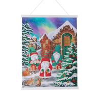 CRYSTAL ART Three Merry Gnomes Christmas 40x50cm Scroll Kit