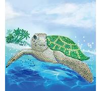 CRYSTAL ART CCK-A84: Turtle Paradise 18x18cm Card