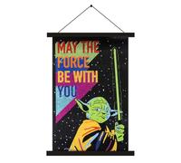 CRYSTAL ART Yoda May The Force Be with You Star Wars 20x30cm Mini Scroll Kit