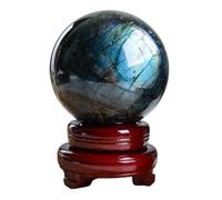 Crystal Ball， 2.75",Natural Reiki Chakra Energy Crystal Ball,Healing Stone Figurine, Gifts for Friends(3.9"(10cm))