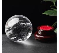 Crystal Ball， 7.1", Sculpture Figurine for Divination,ation,Feng Shui,Fortune Teller(7.9"(20cm))