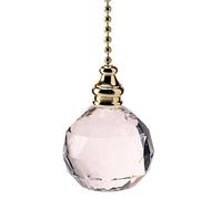 Crystal Ball Bathroom Light Pull with Brass/Gold Pull Chain/Pull Cord Replacement