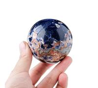 Crystal Ball Bluestone Sunstone Home Porch Decoration Ornaments Feng Shui Ornament,50~55mm