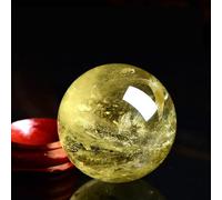 Crystal Ball, Citrine, Citrine, Round Ball, Figurine, feng Shui Goods, Purification, Luck, Financial Luck, Increase, Business Prosperity,55~60mm