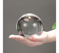 Crystal Ball， Decorative Sphere Glass Ball Photography Prop for ations Meditation Healing Witchcraft,10cm(12cm)